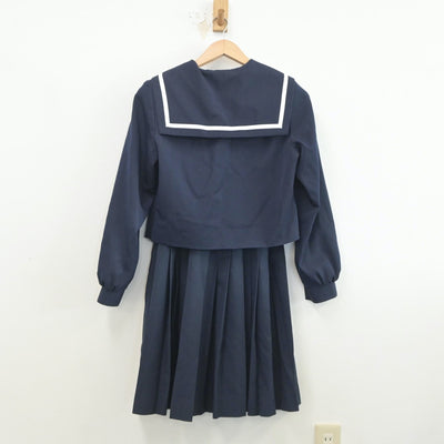 【中古】愛知県 碧南市立中央中学校 女子制服 3点（セーラー服・スカート）sf020346