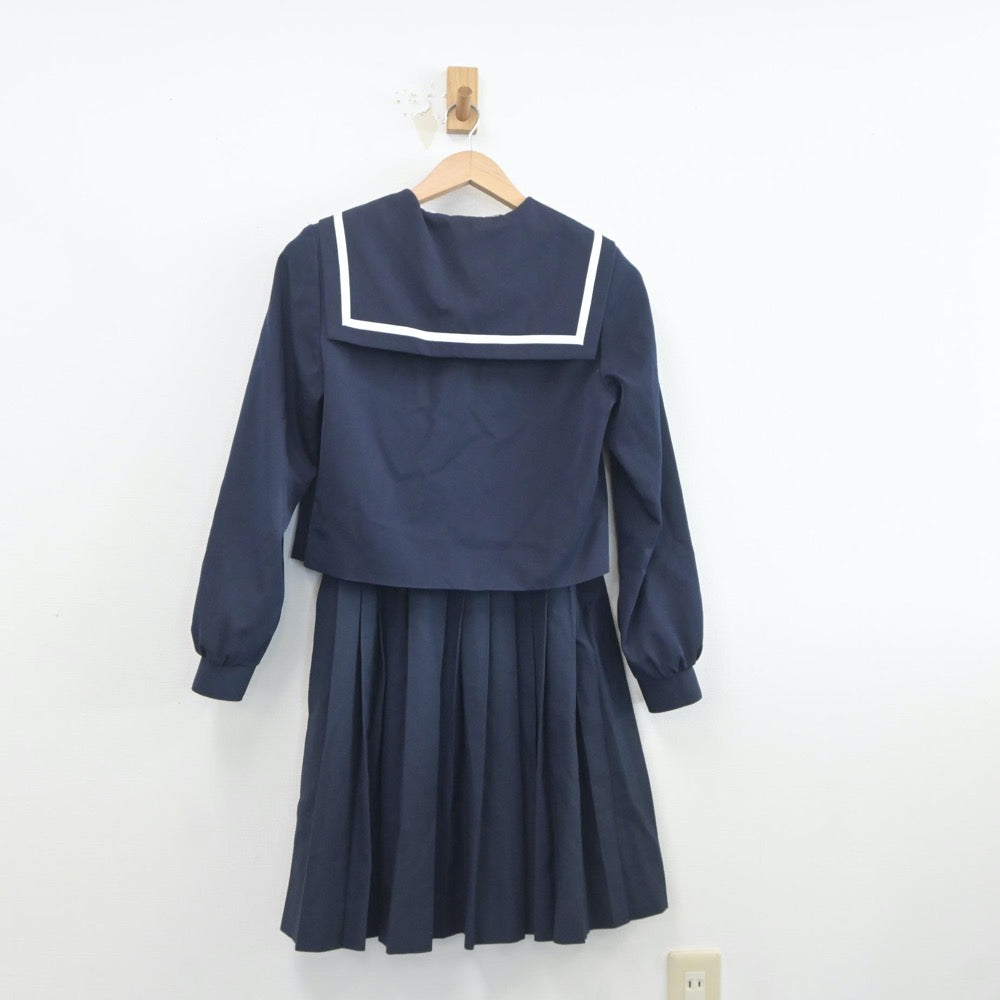 【中古】愛知県 碧南市立中央中学校 女子制服 3点（セーラー服・スカート）sf020347