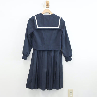 【中古】愛知県 碧南市立中央中学校 女子制服 2点（セーラー服・スカート）sf020348