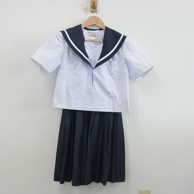 【中古】愛知県 碧南市立中央中学校 女子制服 2点（セーラー服・スカート）sf020349