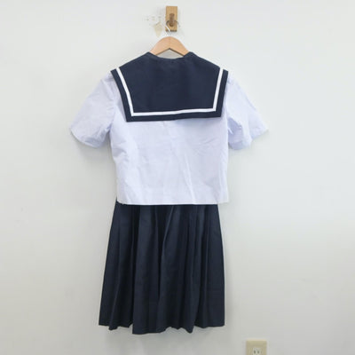 【中古】愛知県 碧南市立中央中学校 女子制服 2点（セーラー服・スカート）sf020349