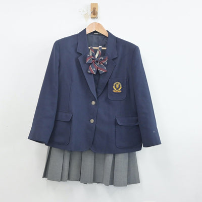 【中古】東京都 神代高等学校 女子制服 3点（ブレザー・スカート）sf020350