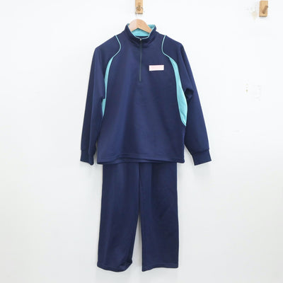 【中古】東京都 神代高等学校 女子制服 2点（ジャージ 上・ジャージ 下）sf020351