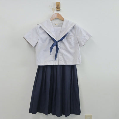 【中古】埼玉県 北野中学校 女子制服 3点（セーラー服・スカート）sf020352