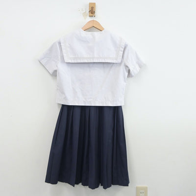 【中古】埼玉県 北野中学校 女子制服 3点（セーラー服・スカート）sf020352