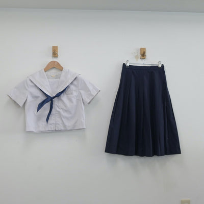 【中古】埼玉県 北野中学校 女子制服 3点（セーラー服・スカート）sf020352