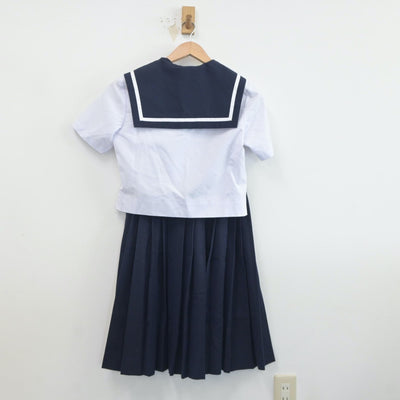 【中古】愛知県 碧南市立中央中学校 女子制服 2点（セーラー服・スカート）sf020355