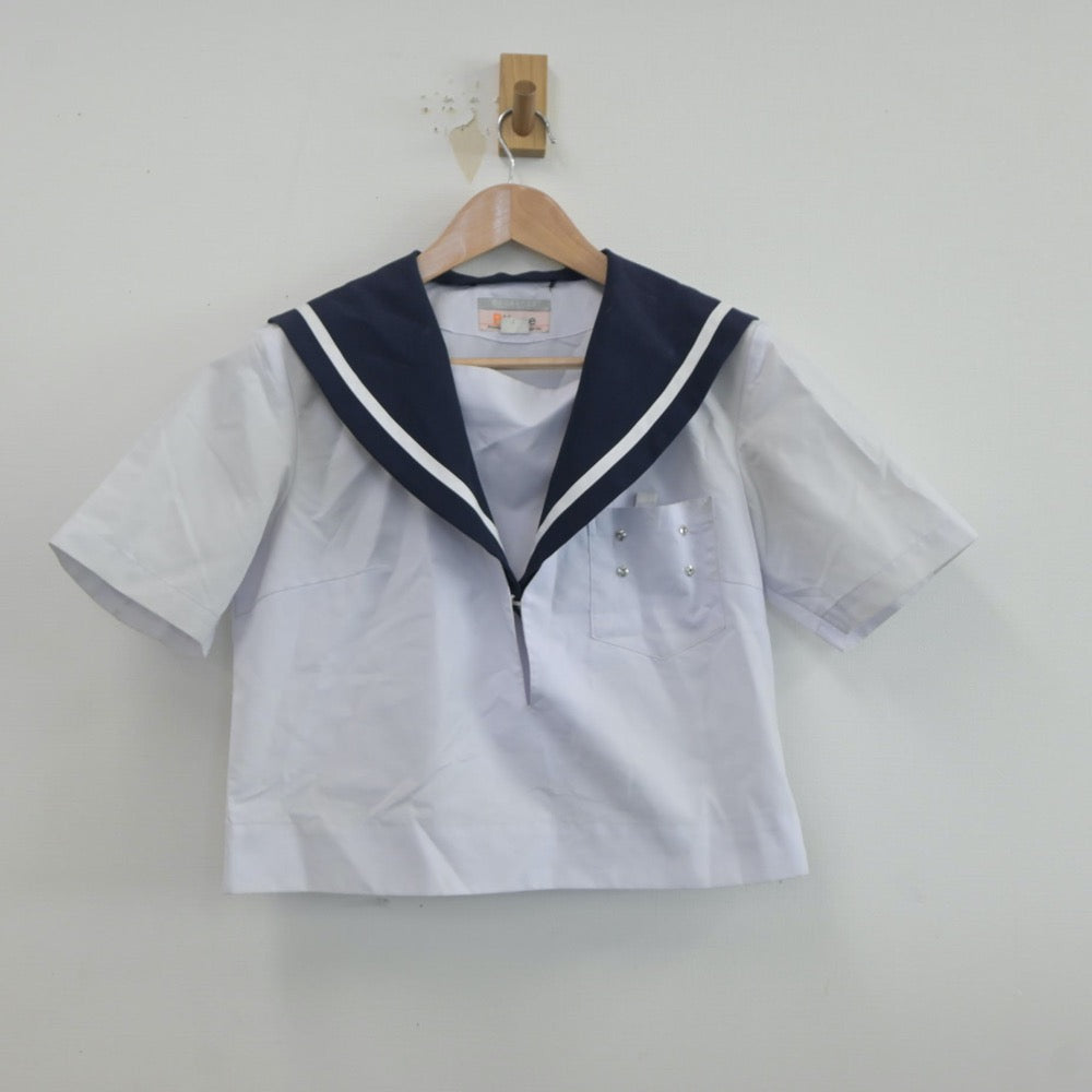 【中古】愛知県 碧南市立中央中学校 女子制服 2点（セーラー服・セーラー服）sf020356