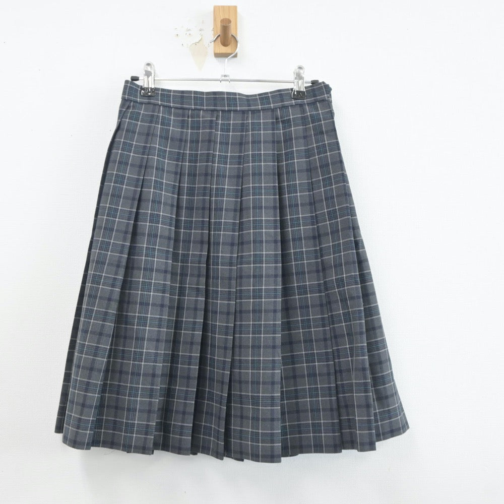 【中古】大阪府 大阪学芸高等学校 女子制服 3点（シャツ・スカート）sf020366