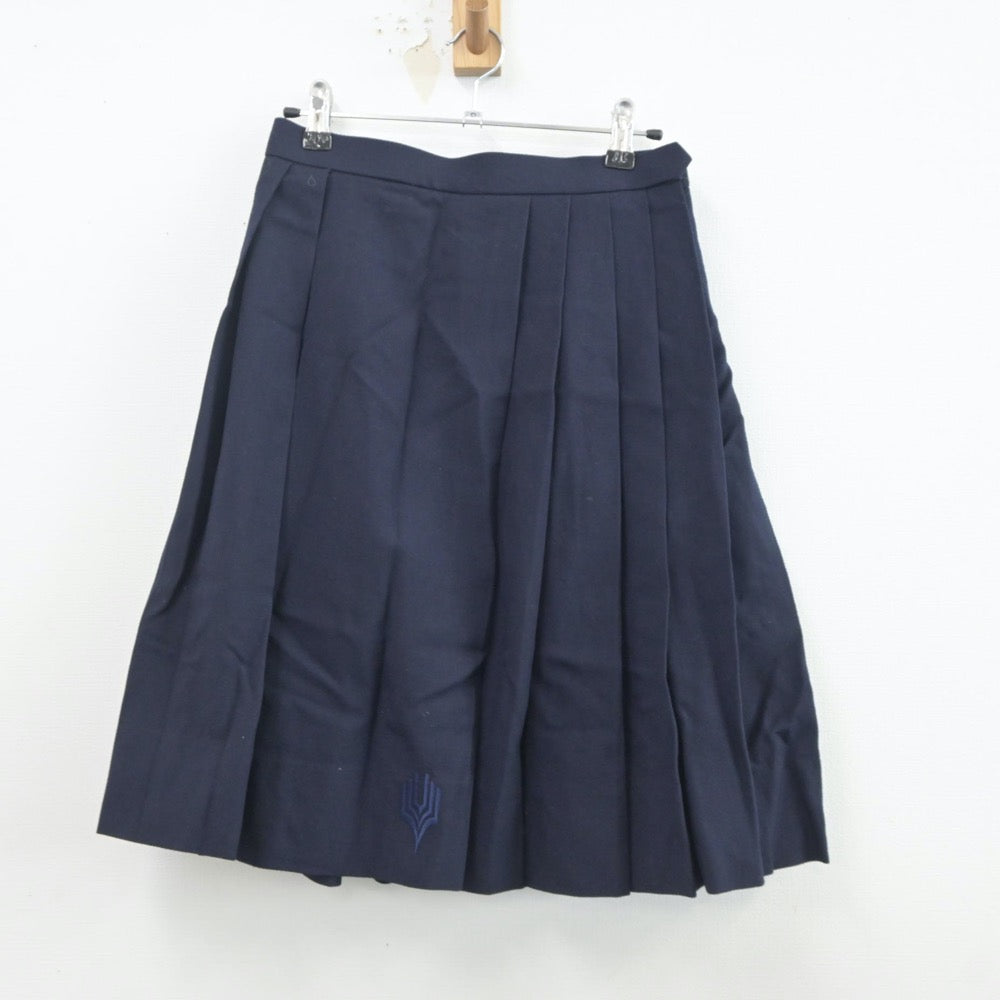 【中古】大阪府 大阪学芸高等学校 女子制服 2点（ニット・スカート）sf020368