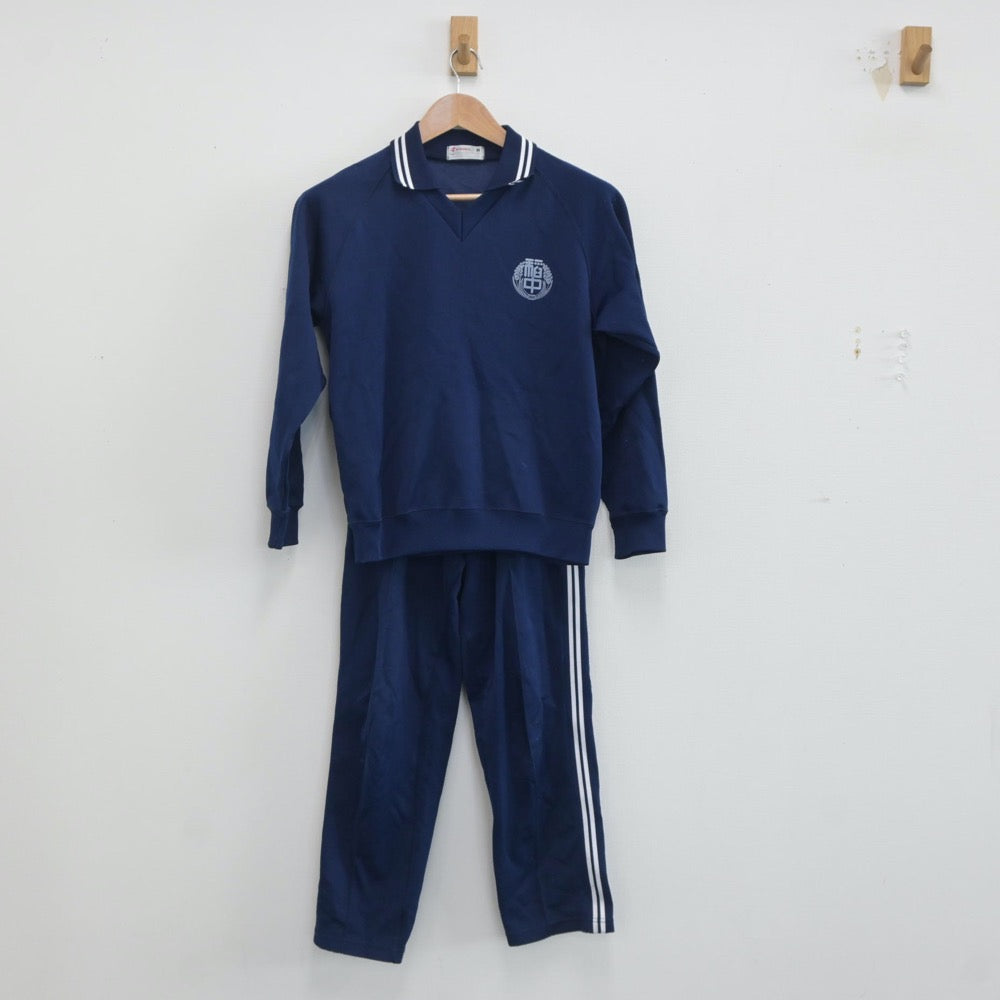 【中古】愛知県 稲沢中学校 女子制服 2点（ジャージ 上・ジャージ 下）sf020371