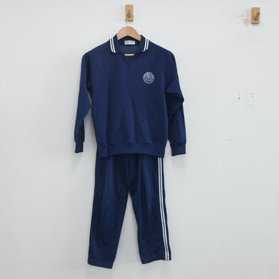 【中古】愛知県 稲沢中学校 女子制服 2点（ジャージ 上・ジャージ 下）sf020371