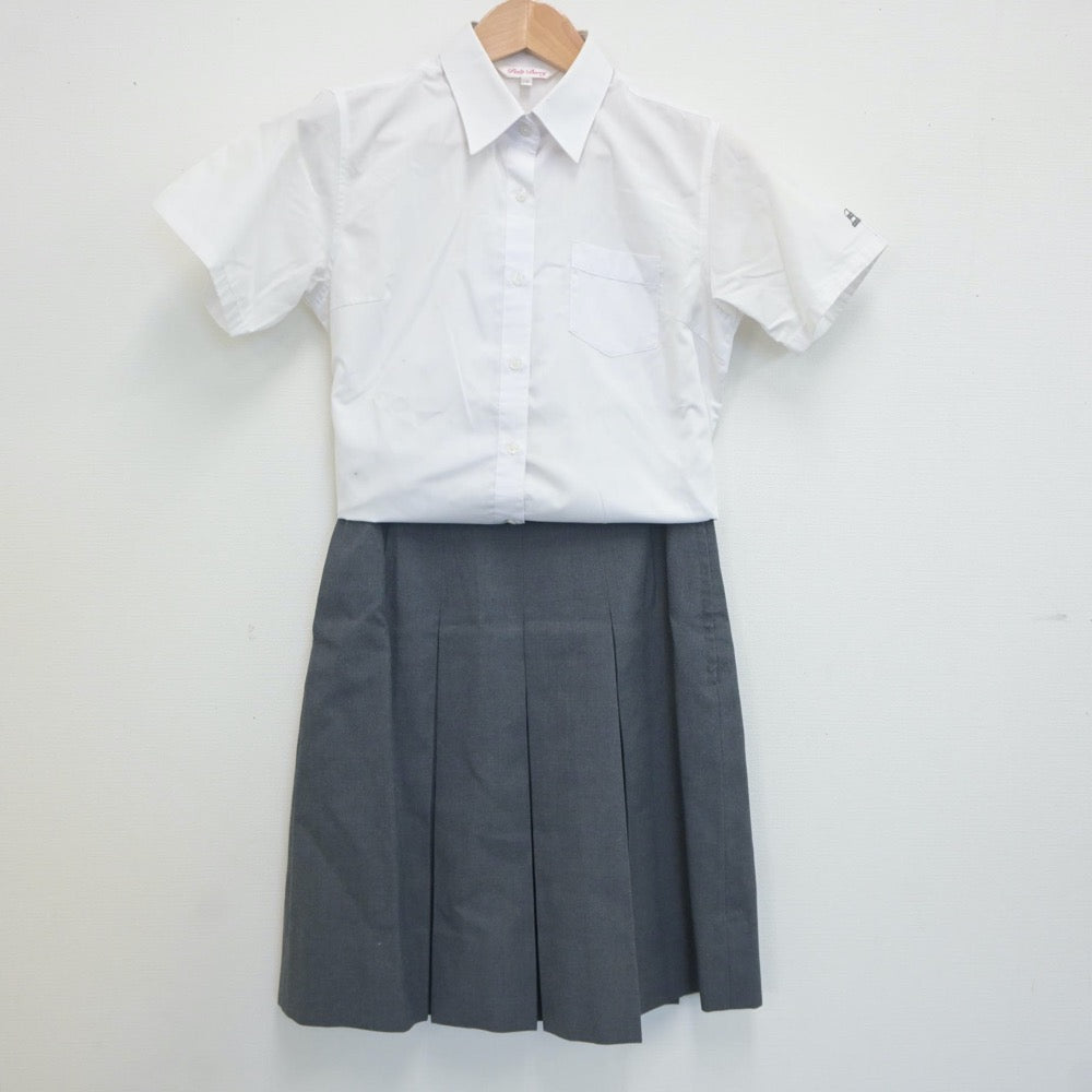 【中古】神奈川県 高田中学校 女子制服 3点（ブレザー・シャツ・スカート）sf020389