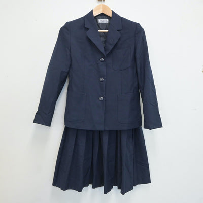 【中古】埼玉県 内谷中学校 女子制服 5点（ブレザー・ベスト・ベスト・スカート）sf020390