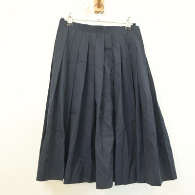 【中古】埼玉県 内谷中学校 女子制服 2点（ベスト・スカート）sf020391