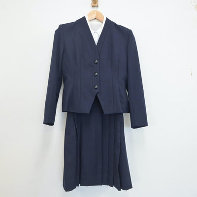 【中古】東京都 跡見学園高等学校 女子制服 3点（ブレザー・シャツ・ジャンパースカート）sf020395