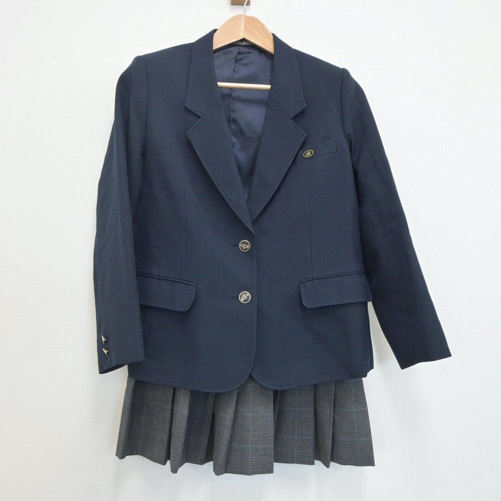 【中古】東京都 赤羽商業高等学校 女子制服 3点（ブレザー・スカート）sf020396