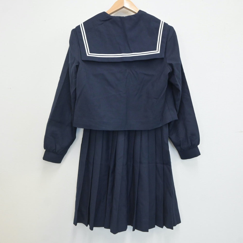 【中古】愛知県 横須賀高等学校 女子制服 3点（セーラー服・スカート）sf020399