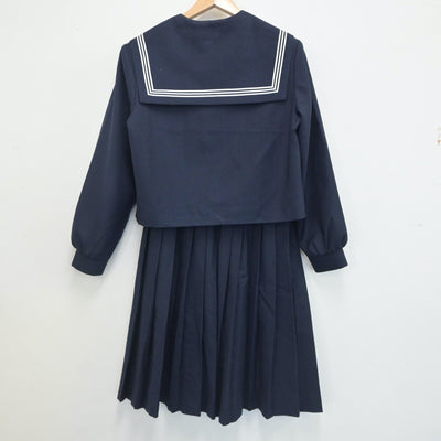 【中古】愛知県 横須賀高等学校 女子制服 2点（セーラー服・スカート）sf020405