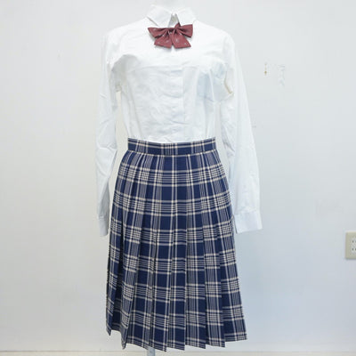 【中古】埼玉県 山村学園高等学校 女子制服 5点（ブレザー・シャツ・ベスト・スカート）sf020410