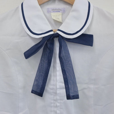 【中古】秋田県 秋田北高等学校 女子制服 5点（セーラー服・セーラー服・スカート）sf020417