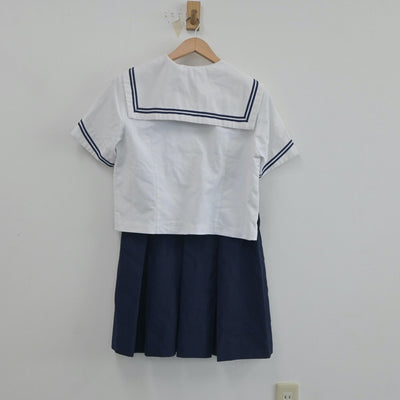 【中古】兵庫県 北摂三田高等学校 女子制服 2点（セーラー服・スカート）sf020421