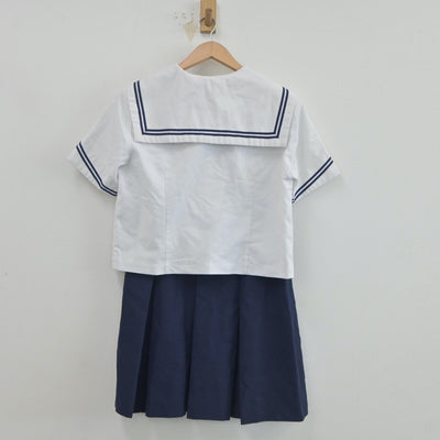 【中古】兵庫県 北摂三田高等学校 女子制服 2点（セーラー服・スカート）sf020422