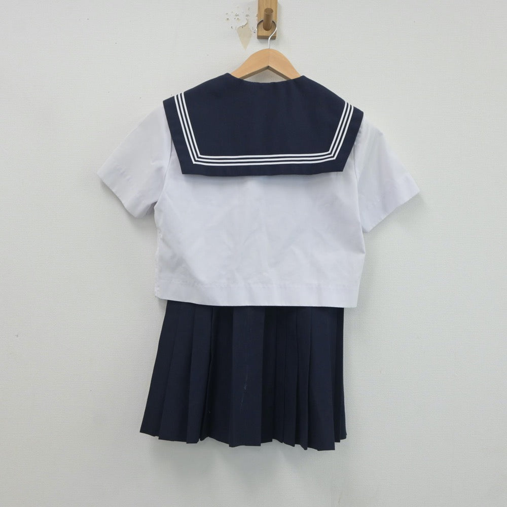 【中古】愛知県 桜台高等学校 女子制服 3点（セーラー服・スカート）sf020426