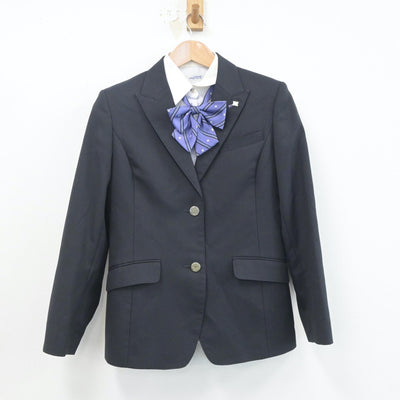 【中古】宮城県 仙台東高等学校 女子制服 4点（ブレザー・シャツ・シャツ）sf020437