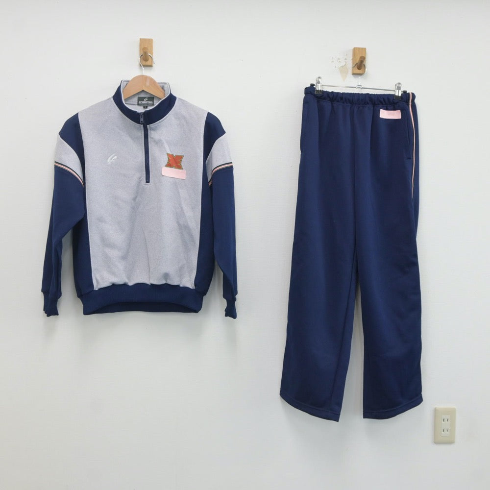 【中古】宮城県 仙台東高等学校 女子制服 2点（ジャージ 上・ジャージ 下）sf020438