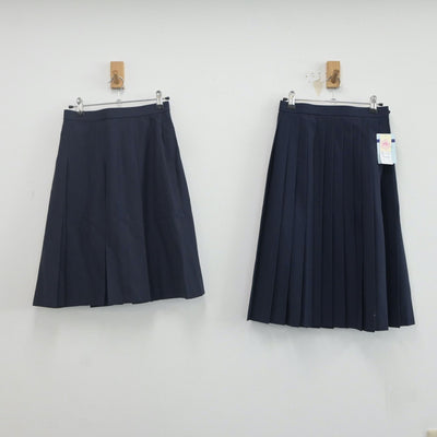 【中古】愛知県 津島市立天王中学校 女子制服 4点（セーラー服・スカート・スカート）sf020453