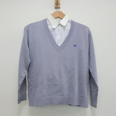 【中古】宮城県 仙台東高等学校 女子制服 2点（シャツ・ニット）sf020455