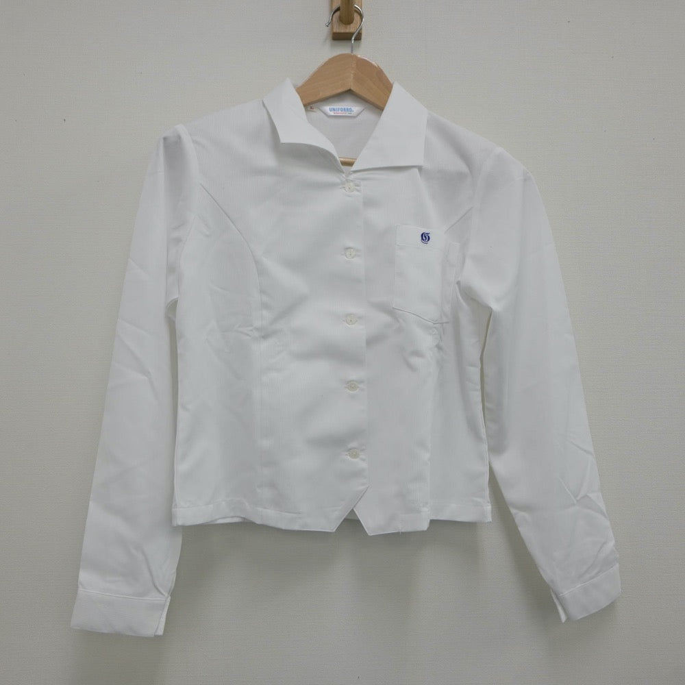 【中古】愛知県 五条高等学校 女子制服 2点（シャツ・ニット）sf020460