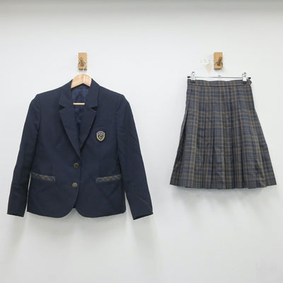 【中古】埼玉県 桶川高等学校 女子制服 2点（ブレザー・スカート）sf020463