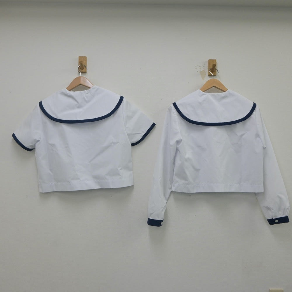 【中古】青森県 鮫中学校 女子制服 3点（セーラー服）sf020469