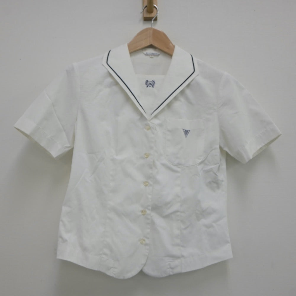 【中古】兵庫県 日ノ本学園高等学校 女子制服 3点（シャツ・ベスト・スカート）sf020485