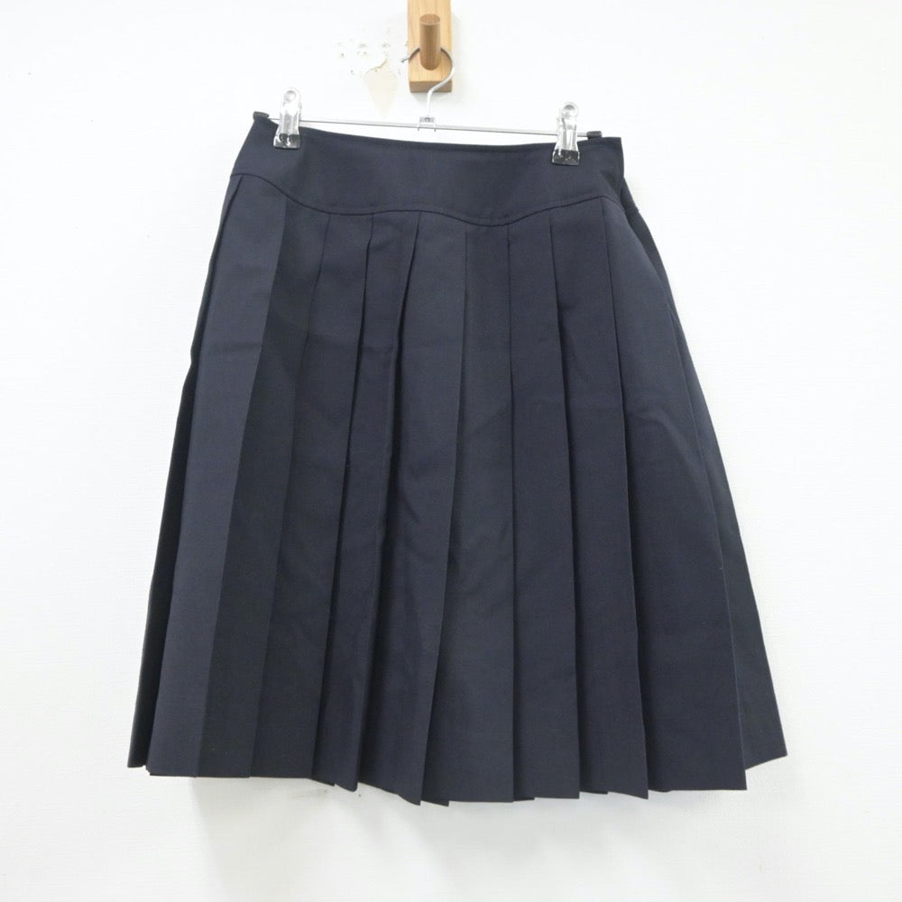 【中古】兵庫県 日ノ本学園高等学校 女子制服 3点（シャツ・ベスト・スカート）sf020485