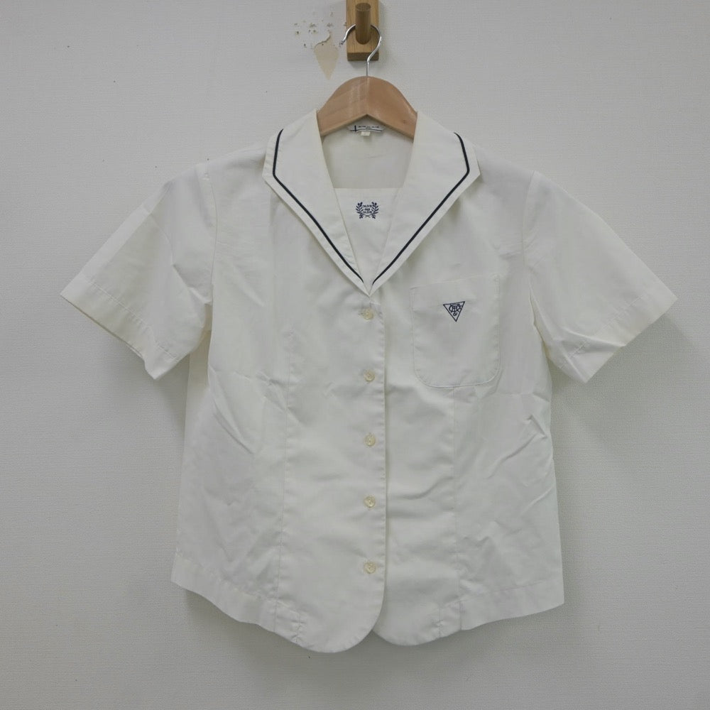 【中古】兵庫県 日ノ本学園高等学校 女子制服 2点（シャツ）sf020486