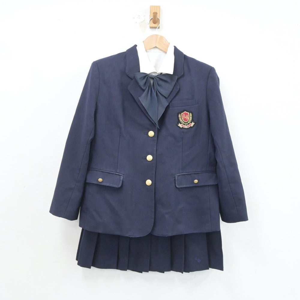 【中古】愛知県 安城学園高等学校 女子制服 4点（ブレザー・シャツ・スカート）sf020495