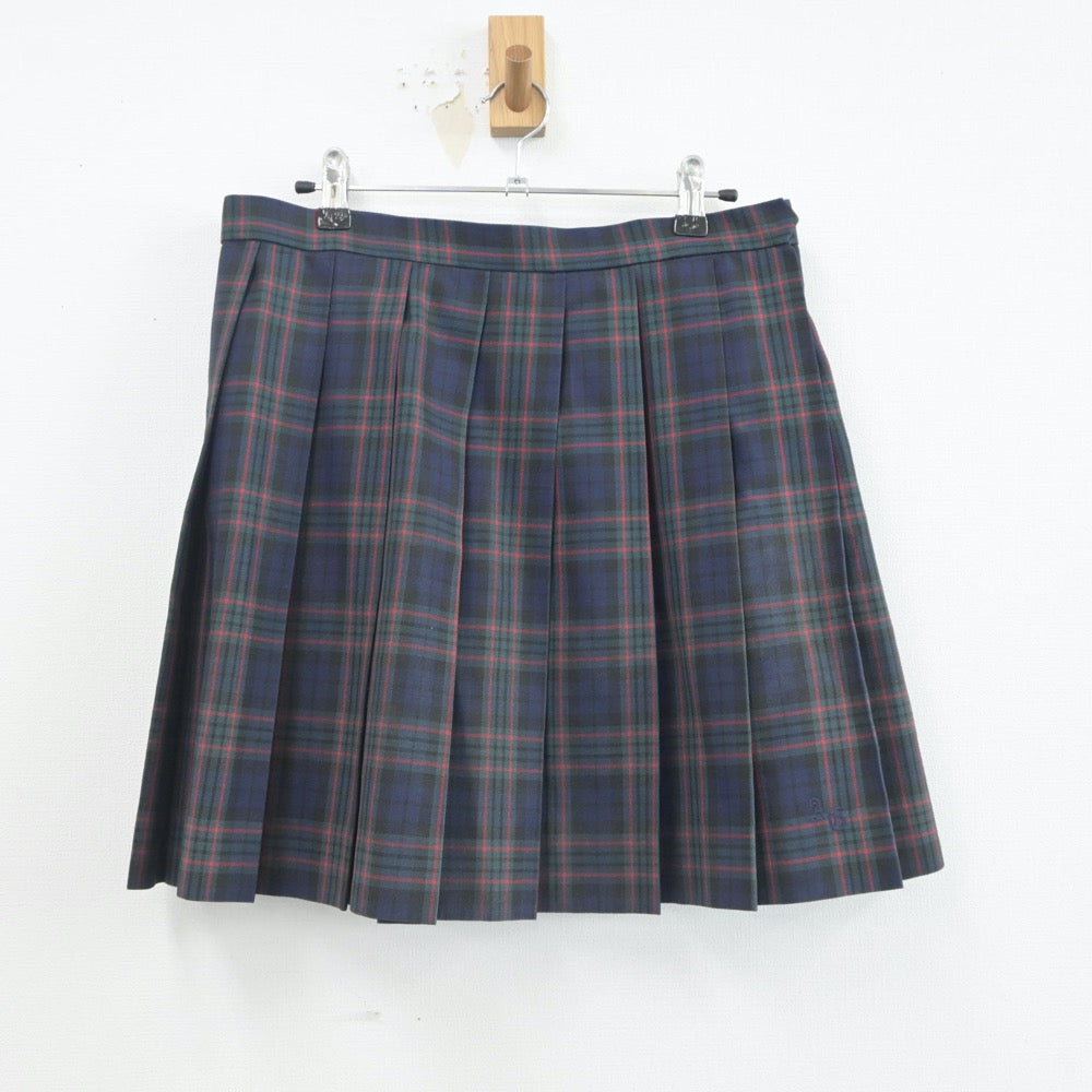 【中古】愛知県 安城学園高等学校 女子制服 3点（ニット・シャツ・スカート）sf020498