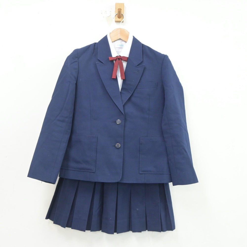 【中古】愛知県 日進西高等学校 女子制服 4点（ブレザー・シャツ・スカート）sf020514