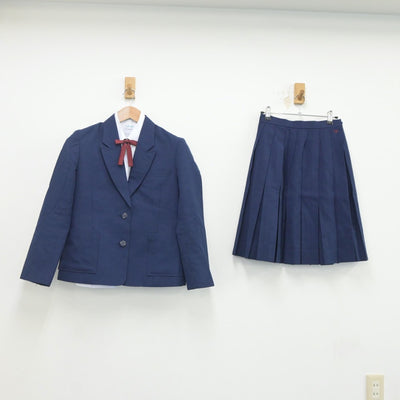 【中古】愛知県 日進西高等学校 女子制服 4点（ブレザー・シャツ・スカート）sf020514