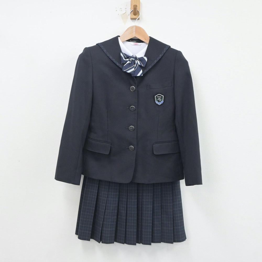 【中古】北海道 翔陽中学校 女子制服 4点（ブレザー・シャツ・スカート）sf020521