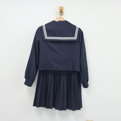 【中古】和歌山県 向陽高等学校 女子制服 3点（セーラー服・スカート）sf020525