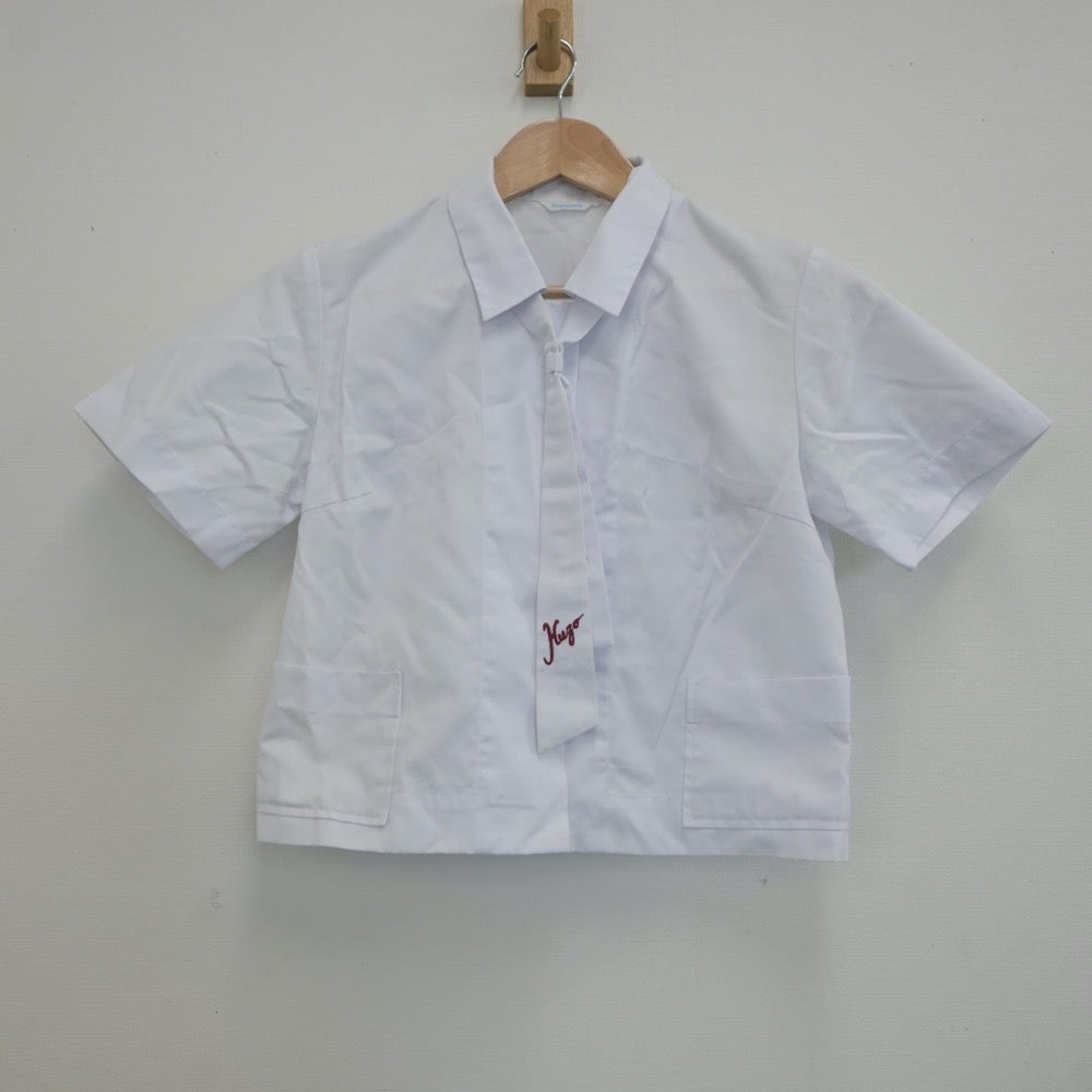 【中古】高知県 高知県教育学部附属中学校 女子制服 3点（シャツ・スカート）sf020538