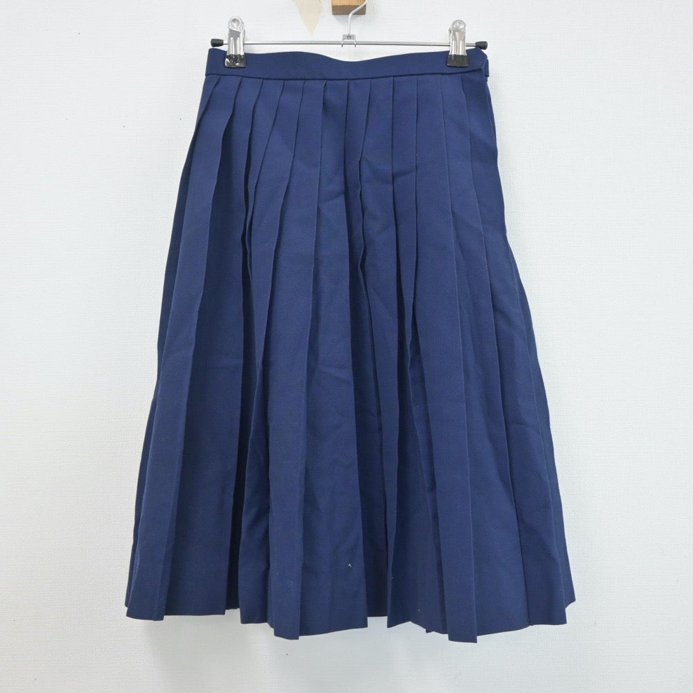 【中古】高知県 高知県教育学部附属中学校 女子制服 3点（シャツ・スカート）sf020538