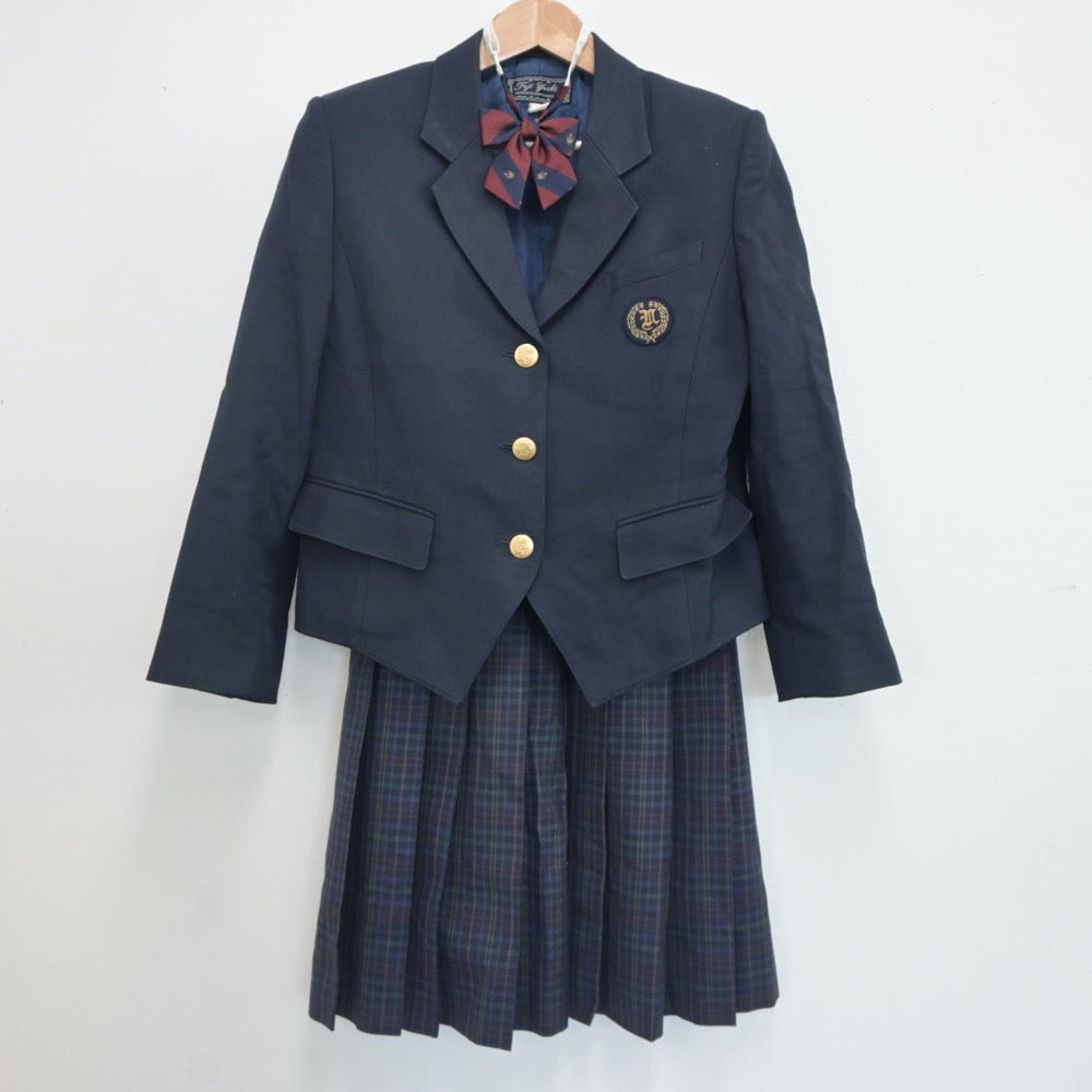 【中古】三重県 津市立南郊中学校 女子制服 3点（ブレザー・スカート）sf020540