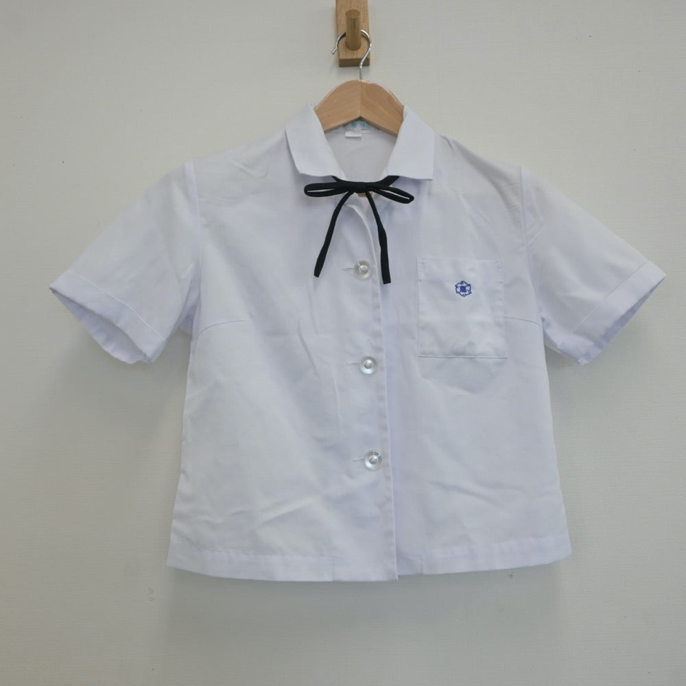 【中古】高知県 高知県追手前高等学校 女子制服 4点（ベスト・シャツ・スカート）sf020545