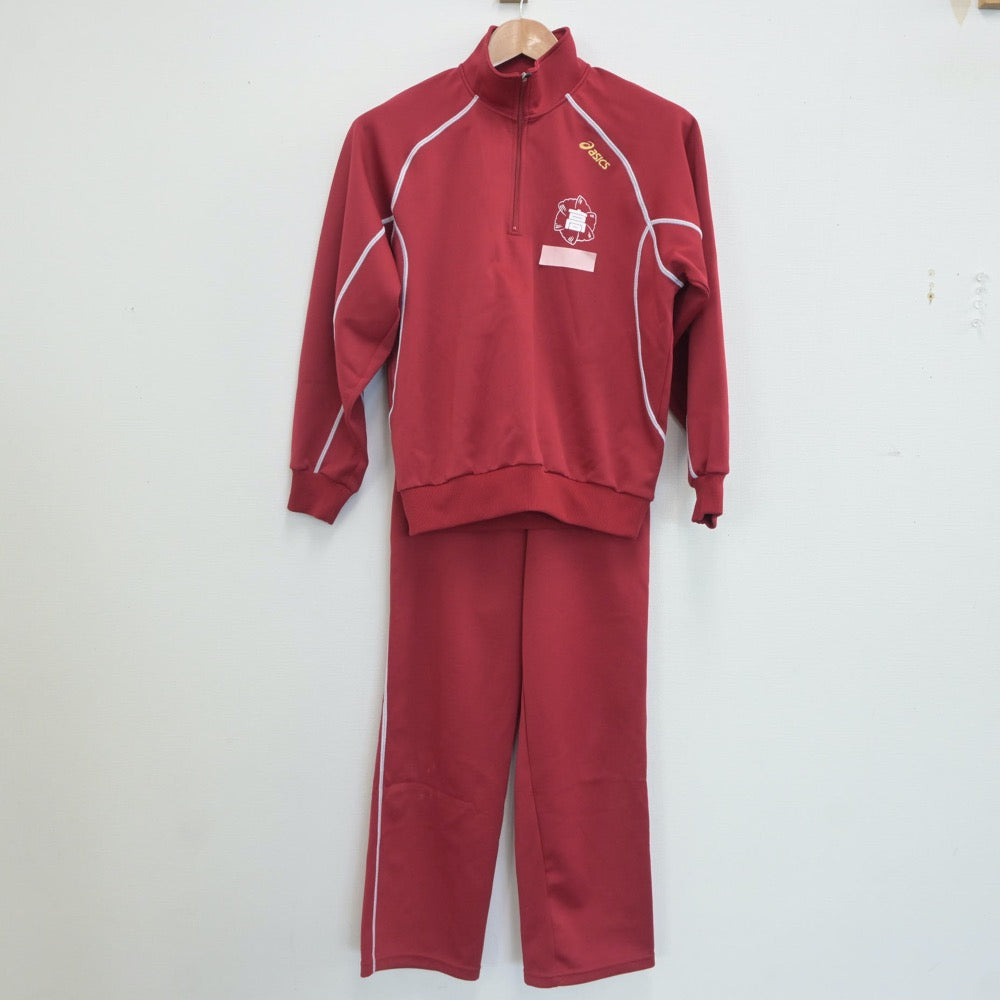 【中古】高知県 高知県追手前高等学校 女子制服 2点（ジャージ 上・ジャージ 下）sf020547