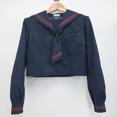 【中古】千葉県 千葉県東金市立東中学校 女子制服 4点（セーラー服・ジャンパースカート）sf020565